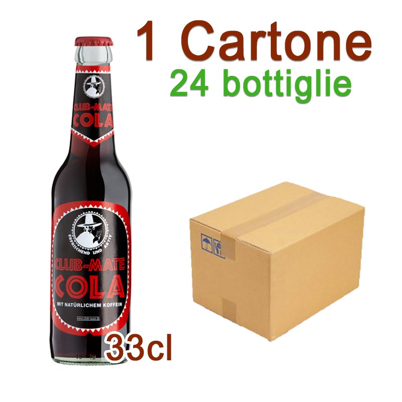 1 Cartone Club-Mate Cola - 24 Bottiglie
